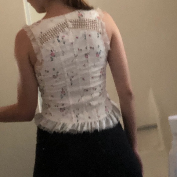 Free People Poplin in the Wind Floral Corset - Picture 8 of 9